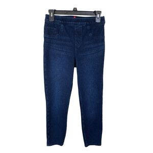 Spanx Dark Wash Ankle Jeggings Interior Mesh Shaping Panels Size M‎